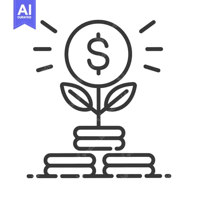 Aset premium populer: Illustration showcasing the growth of finances and capital gains