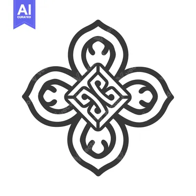 Popular premium asset: A symmetrical black and white floral design with detailed patterns
