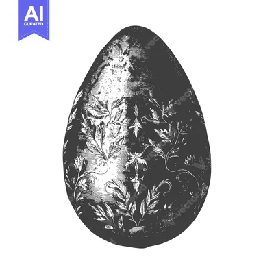 Popular premium asset: Ornate Floral Design Easter Egg Illustration