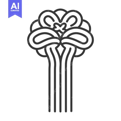 Popular premium asset: A stylized symmetrical illustration of a flower or plant design