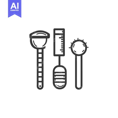 Aset premium populer: Three distinct tools used for medical or scientific purposes