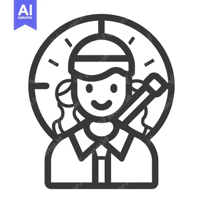 Aset desain premium: A person in an illustration with a seatbelt and a timepiece