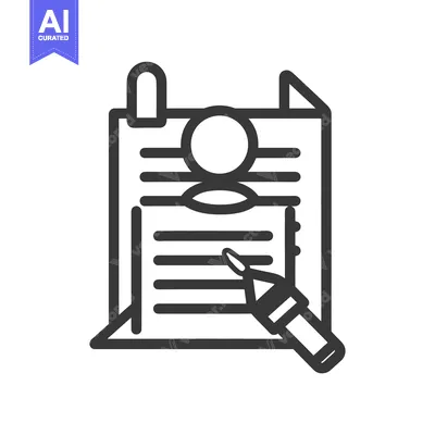 Aset desain premium: A document and pen represent writing and editing on paper