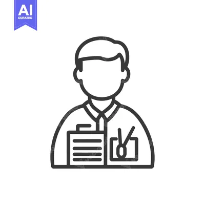 Popular premium asset: Simple outline illustration of a man wearing a shirt