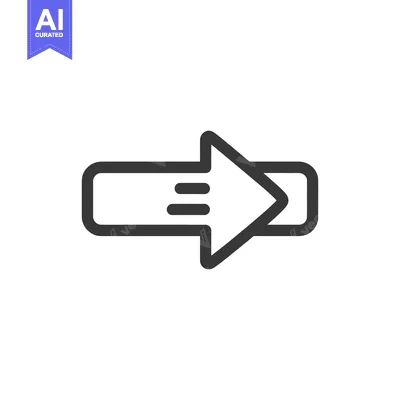 Popular premium asset: Rounded Arrow with Horizontal Lines Icon, Forward Direction, Minimalis