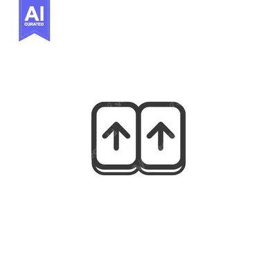 Aset premium populer: Double Up Arrow Icon: Bold Outline, Modern Design, Directional Symboli