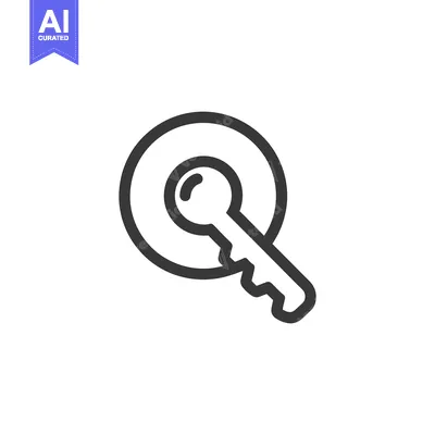 Popular premium asset: Minimalist Key Icon: Bold Outline, Security Symbol, Access Concept