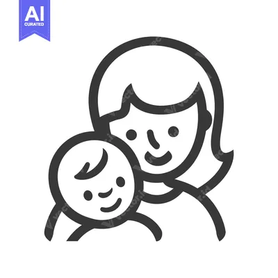 Popular premium asset: A mother lovingly embracing her smiling baby close to her face