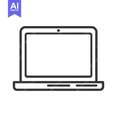 Popular premium asset: Minimalist Laptop Icon: Sleek, Modern Design for Digital Communication