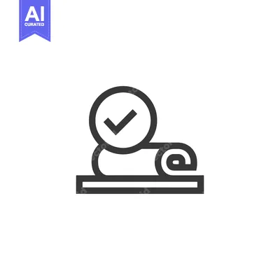 Aset premium populer: Approved Document Roll: Checkmark Icon on Rolled Paper Design