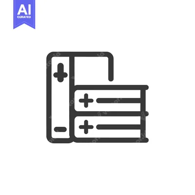 Premium design asset: Server Stack Outline Icon: Data Storage and Network Infrastructure