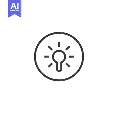 Popular premium asset: Lightbulb Icon Inside a Circle with Rays