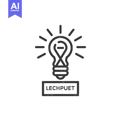 Popular premium asset: Lightbulb with Rays and Text "Lechpuet"