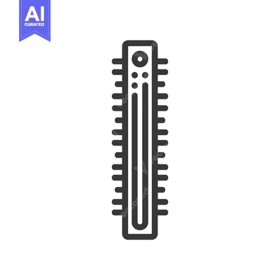 Popular premium asset: Minimalist Icon of a Hair Roller with Distinctive Rounded Spikes