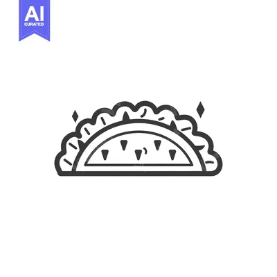 Aset desain premium: Line Art Drawing of a Spiky Fruit