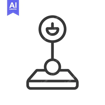 Aset premium populer: Line art icon of a charging station with a plug symbol