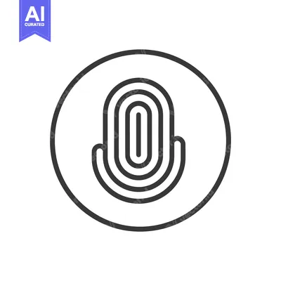 Popular premium asset: Line Art Icon of a Microphone in a Circle