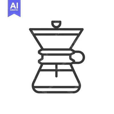 Popular premium asset: Line Art Illustration of a Coffee Maker