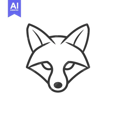 Popular premium asset: Line Art Illustration of a Fox's Face