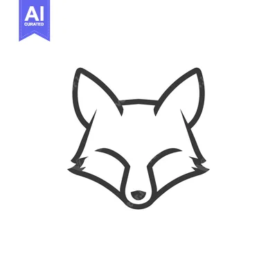 Popular premium asset: Line Art Illustration of a Fox's Head