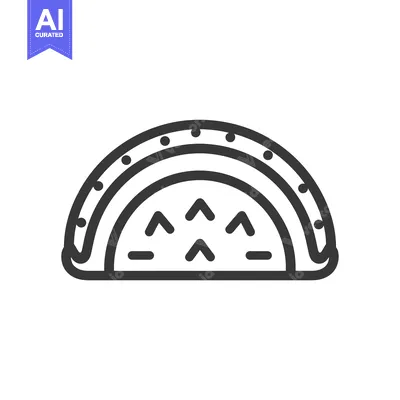 Aset premium populer: Line Art Illustration of a Half Moon with Dots and Triangles