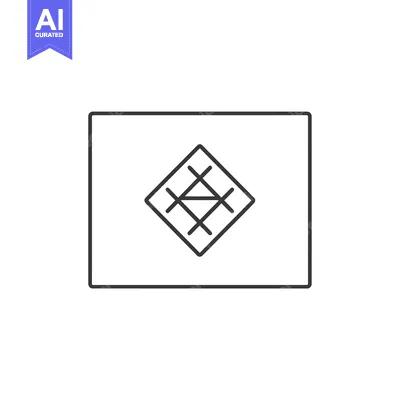 Aset premium populer: Line art illustration of a Japanese flag with a red sun