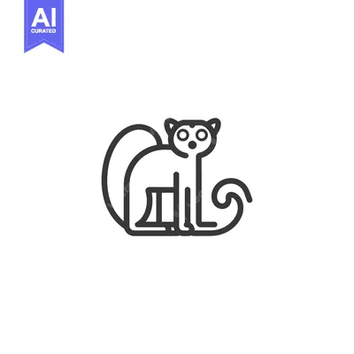 Popular premium asset: Line Art Illustration of a Lemur with Big Eyes