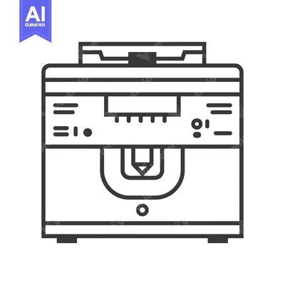 Aset premium populer: Line Art Illustration of an Electric Pencil Sharpener
