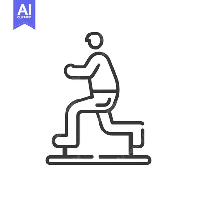 Aset desain premium: Line art illustration of a person sitting on a bench