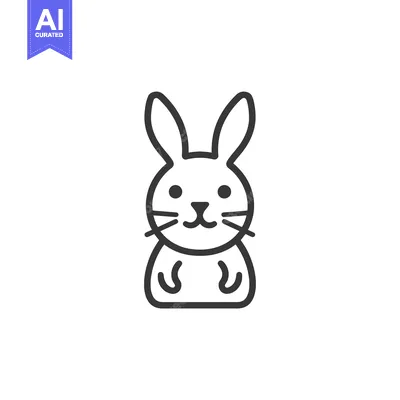 Popular premium asset: Line Art Illustration of a Rabbit