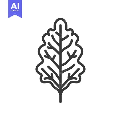 Popular premium asset: Line Art Illustration of a Single Leaf