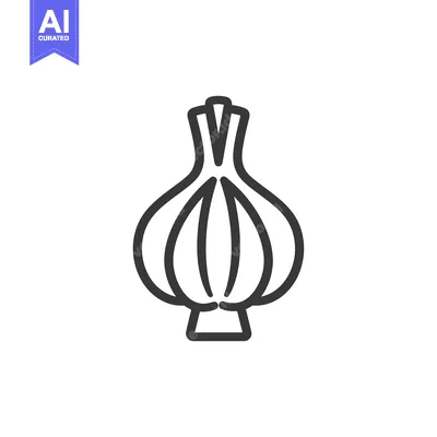 Popular premium asset: Line Art Illustration of a Single Onion