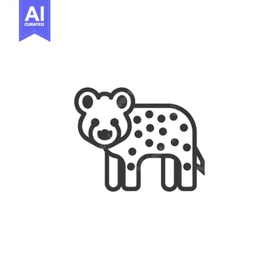 Popular premium asset: Line Art Illustration of a Spotted Leopard