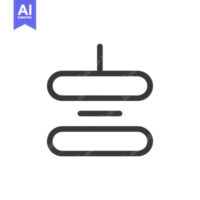 Popular premium asset: Line Art Illustration of a Suspended Object