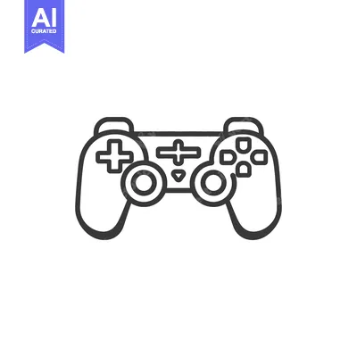 Popular premium asset: Line Art Illustration of a Video Game Controller