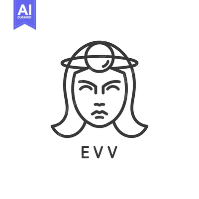 Aset premium populer: Line Art Illustration of a Woman's Face with a Circle Around Her Head