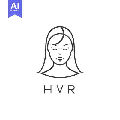 Aset premium populer: Line Art Illustration of a Woman's Face with Closed Eyes and the Acron
