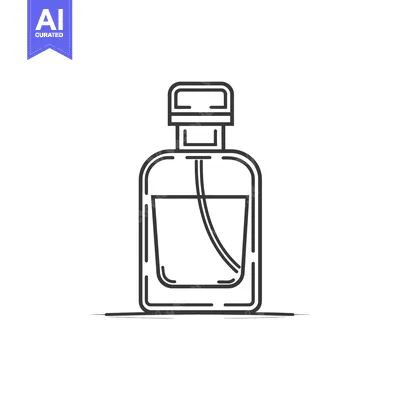 Aset premium populer: Line drawing illustration of a spray bottle