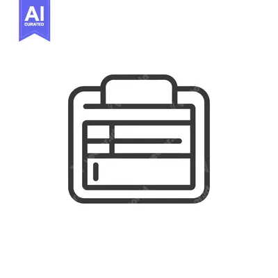 Premium design asset: Line drawing of a clipboard with a checklist