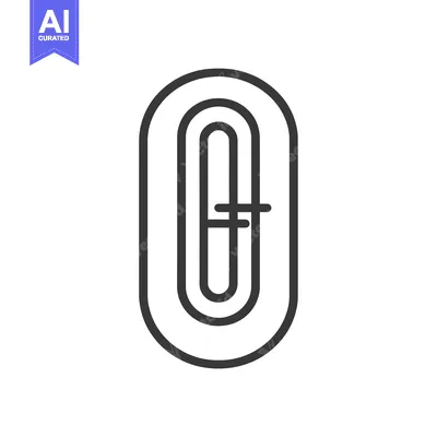 Aset premium populer: Line drawing of an oval racetrack with a finish line