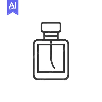 Aset premium populer: Line Drawing of a Perfume Bottle