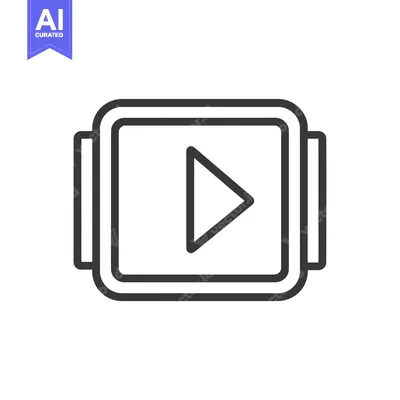 Popular premium asset: Line Drawing of a Play Button Inside a Square with Rounded Corners