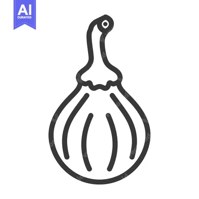 Aset premium populer: Line Drawing of a Single Fig