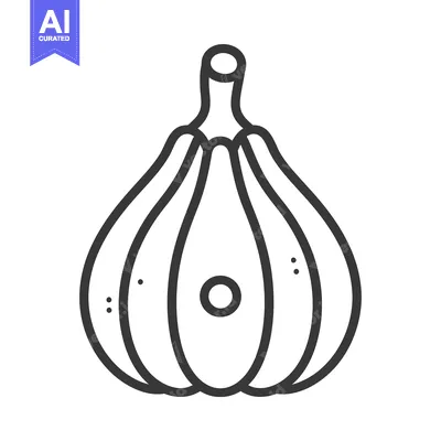 Popular premium asset: Line Drawing of a Single Fig