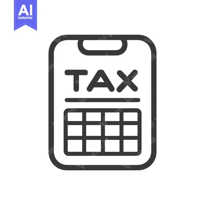 Aset premium populer: Line Drawing of a Tax Form with a Grid