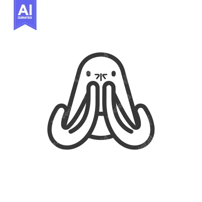 Popular premium asset: Line Drawing of a Walrus with Its Tusks Up