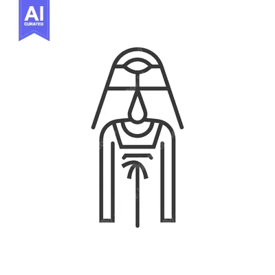 Premium design asset: Line drawing of a woman wearing a veil and dress