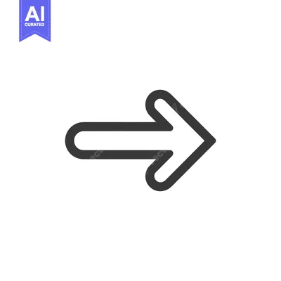 Popular premium asset: Bold Right Arrow Icon: Simple Directional Sign on White Background