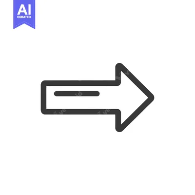 Popular premium asset: Bold Arrow Icon: Simple Directional Symbol on White Background