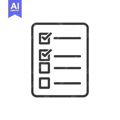 Popular premium asset: A checklist icon depicting items with checked and unchecked boxes